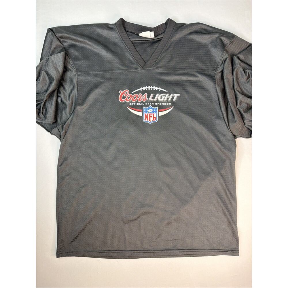 Vintage Coors Light NFL Jersey Men’s 2XL Short Sleeve Pullover Official Sponsore